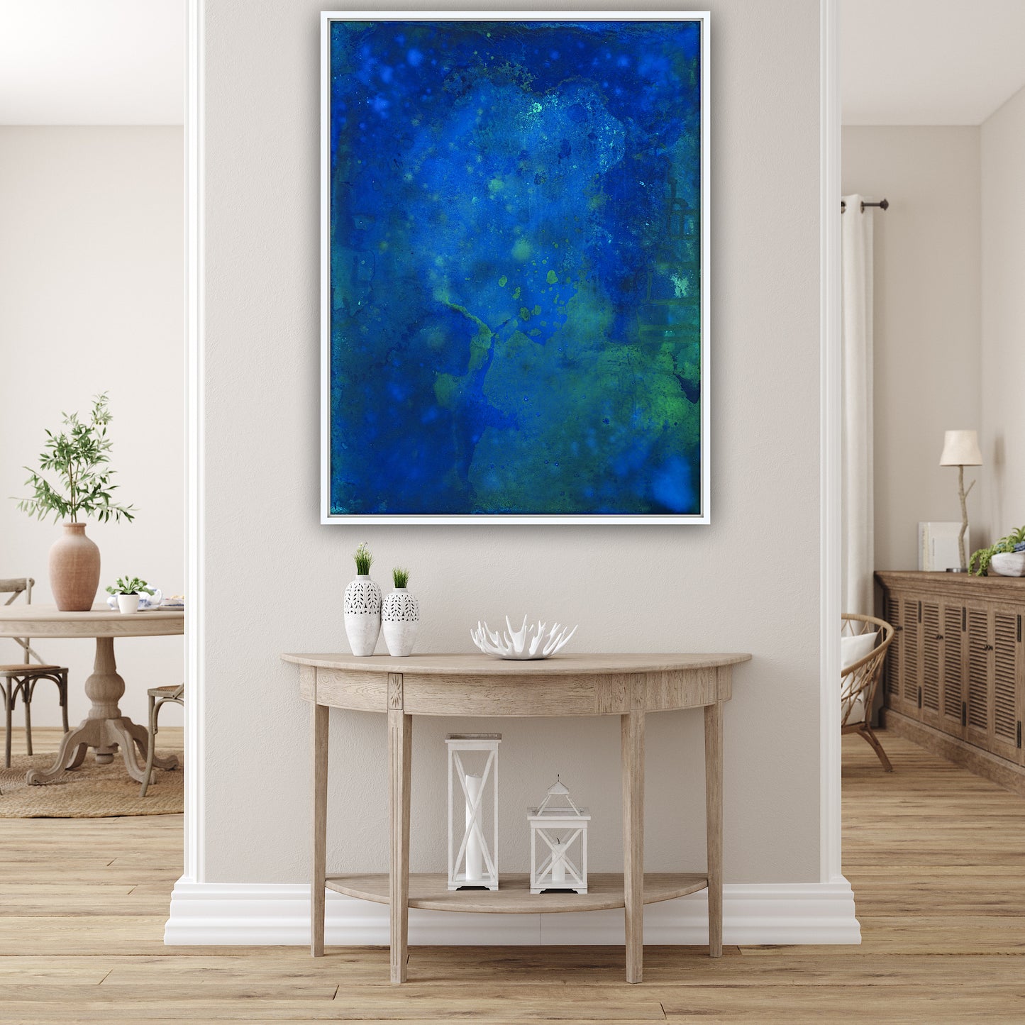 Blue Ruby | Giclee Print on Gallery-Wrapped Stretched Canvas