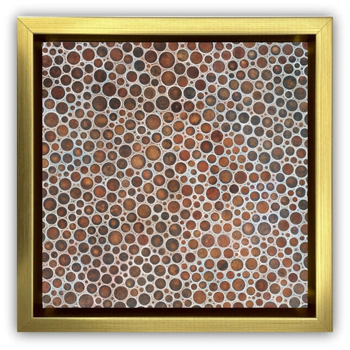 PENNIES | framed giclee on canvas print