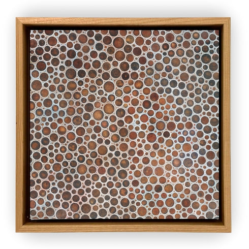 PENNIES | framed giclee on canvas print