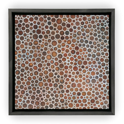 PENNIES | framed giclee on canvas print