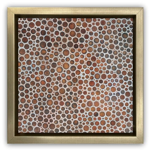 PENNIES | framed giclee on canvas print