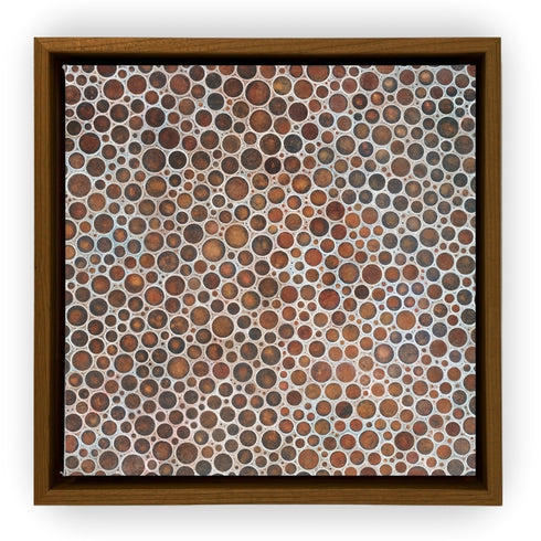 PENNIES | framed giclee on canvas print