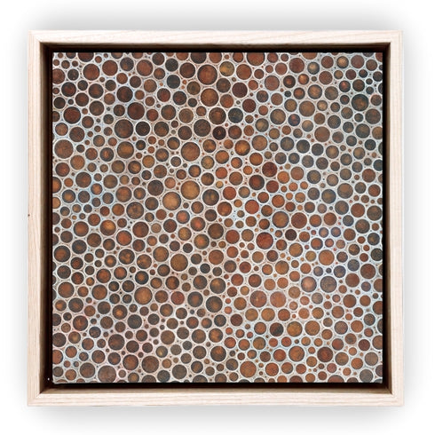 PENNIES | framed giclee on canvas print