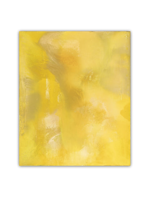 72"x60" vibrant painting with intense yellows, cobalt, and aquamarine, celebrating the joy and power of color.