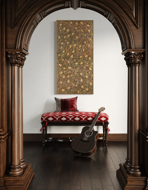 COPPER SARDINES | framed giclee on canvas print