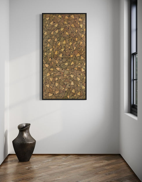 COPPER SARDINES | framed giclee on canvas print