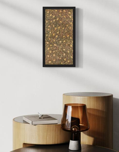 COPPER SARDINES | framed giclee on canvas print