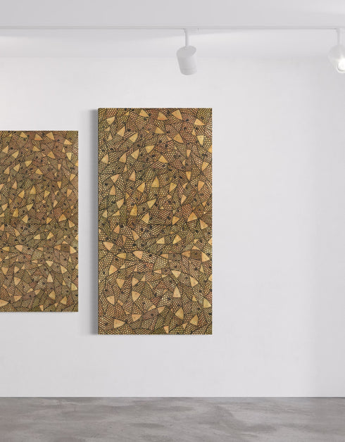 COPPER SARDINES | framed giclee on canvas print