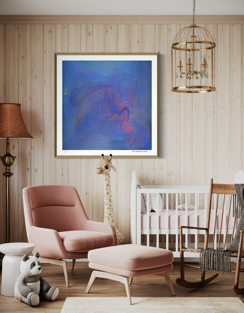 Crown Royal is a Limited Edition Print by Seth B. Minkin, with opulent purples and golds, showcasing intricate patterns and luxurious design.