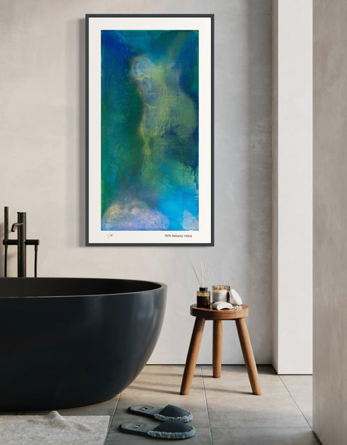 Deep Space is a Limited Edition Print by Seth B. Minkin, with deep blacks and celestial blues, capturing the vastness and mystery of outer space.