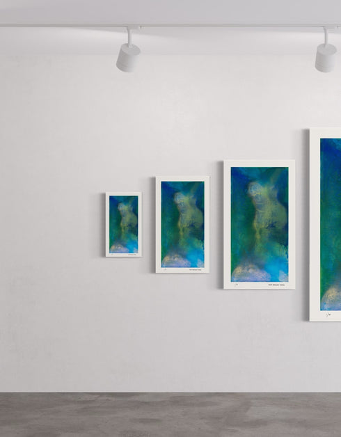 Deep Space is a Limited Edition Print by Seth B. Minkin, with deep blacks and celestial blues, capturing the vastness and mystery of outer space.