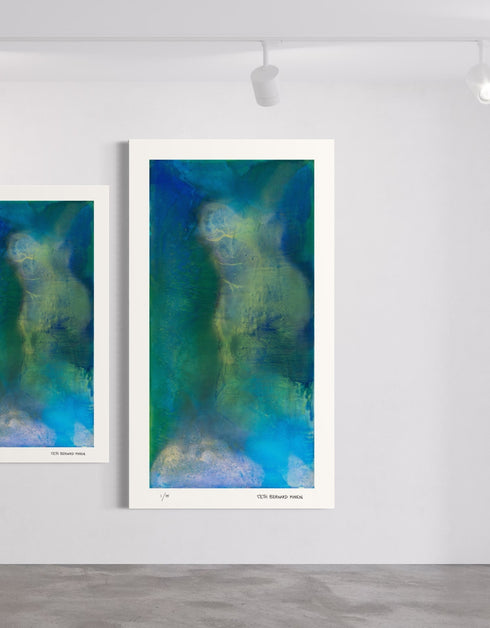 Deep Space is a Limited Edition Print by Seth B. Minkin, with deep blacks and celestial blues, capturing the vastness and mystery of outer space.