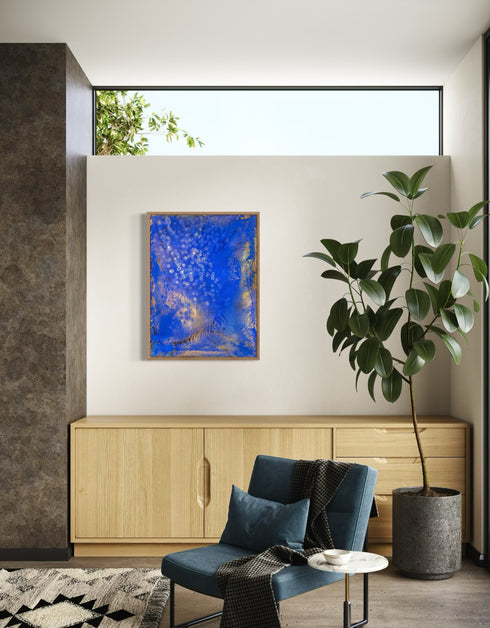 FIREFLIES | framed giclee on canvas print