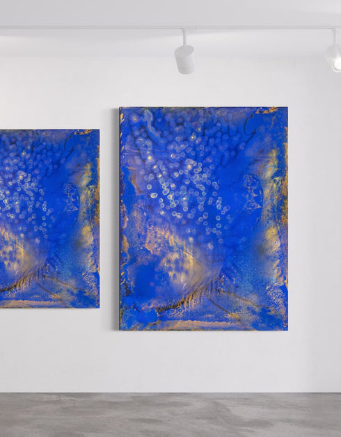 FIREFLIES | framed giclee on canvas print