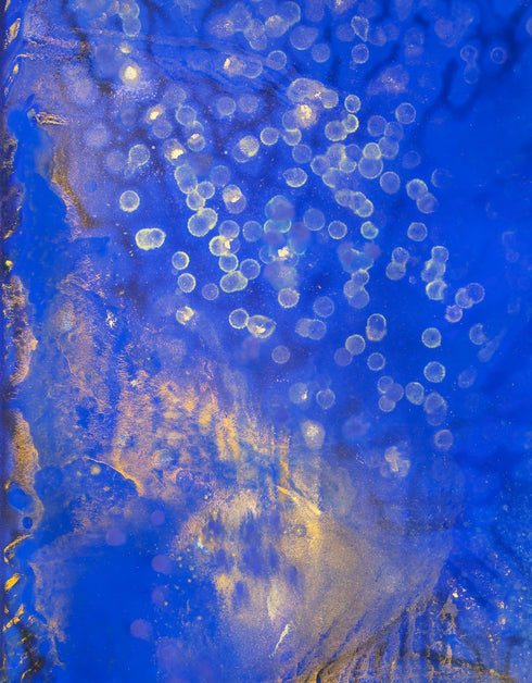 Fireflies is a Limited Edition Print by Seth B. Minkin, with enchanting fireflies glowing against a dark background, reflecting a whimsical and warm atmosphere.