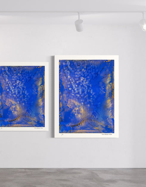 Fireflies is a Limited Edition Print by Seth B. Minkin, with enchanting fireflies glowing against a dark background, reflecting a whimsical and warm atmosphere.