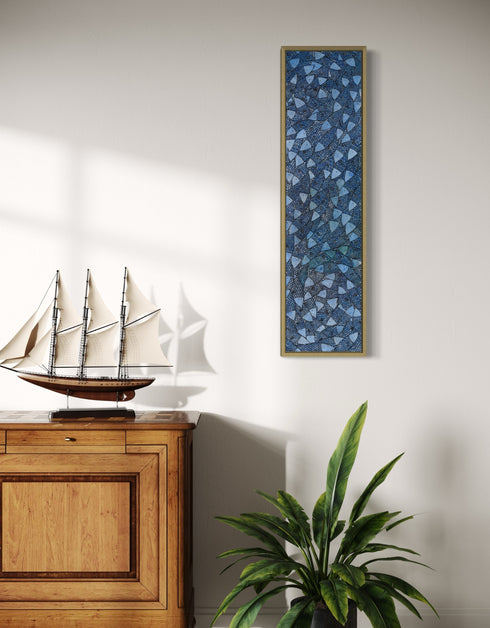 FISH STICK SARDINES | framed giclee on canvas print
