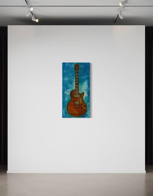 GIBSON LES PAUL CUSTOM | framed giclee on canvas print