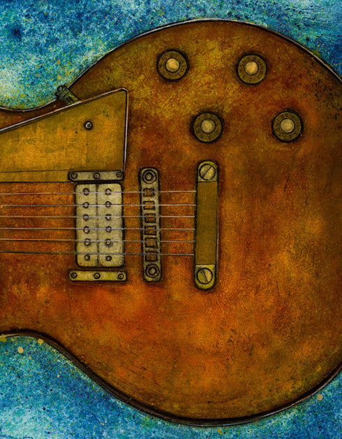GIBSON LES PAUL CUSTOM | limited edition print