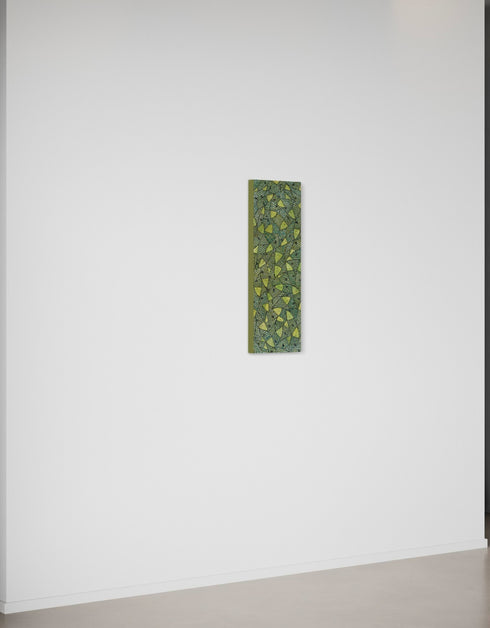 GREEN GOLD SARDINES | framed giclee on canvas print