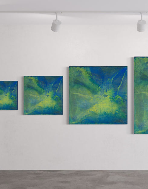 GREEN MACHINE | framed giclee on canvas print