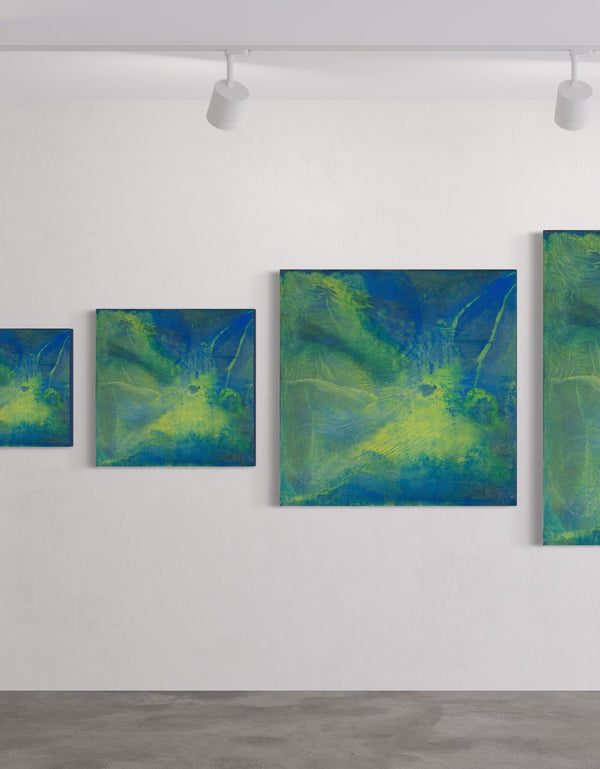 GREEN MACHINE | framed giclee on canvas print