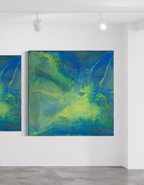 GREEN MACHINE | framed giclee on canvas print