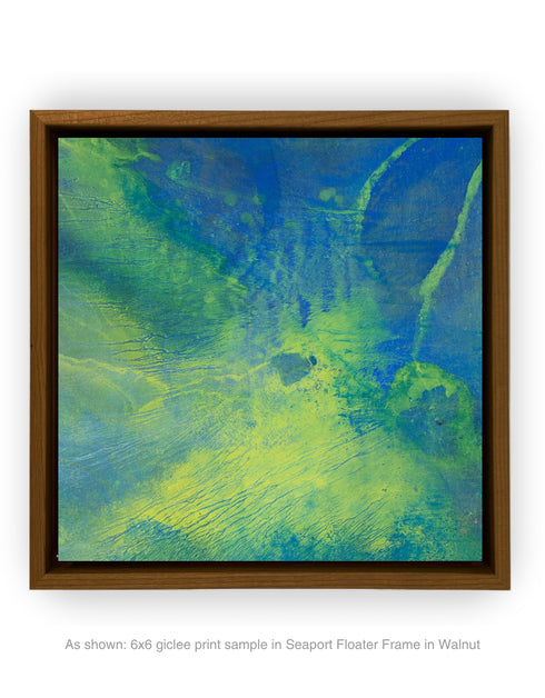 GREEN MACHINE | framed giclee on canvas print