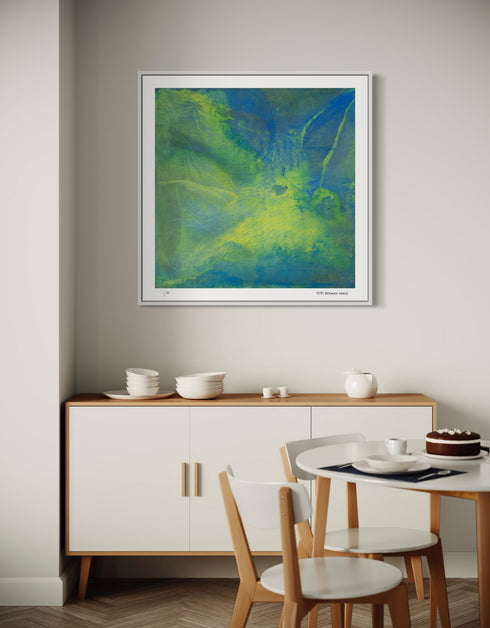 Green Machine is a Limited Edition Print by Seth B. Minkin, with bold green hues and dynamic textures, exuding vitality and strength.