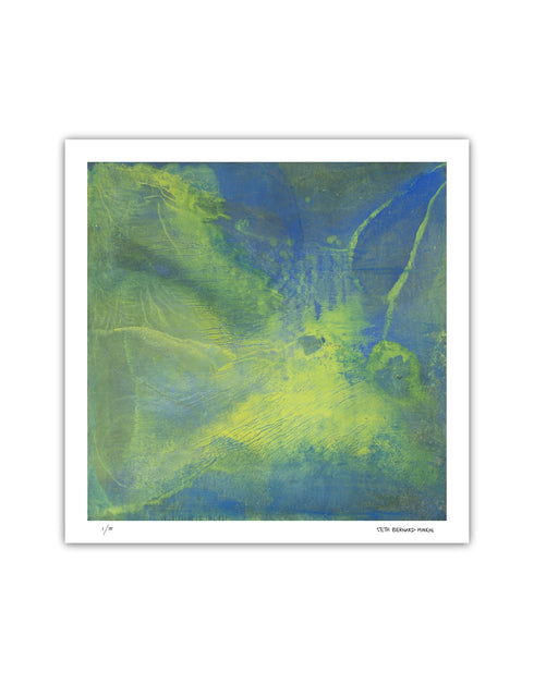 Green Machine is a Limited Edition Print by Seth B. Minkin, with bold green hues and dynamic textures, exuding vitality and strength.