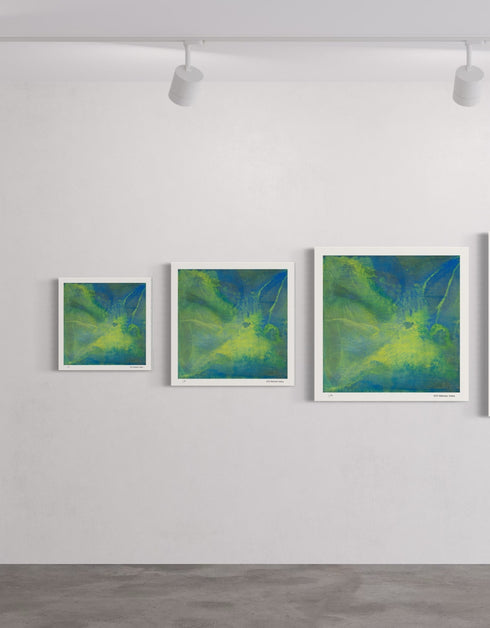 Green Machine is a Limited Edition Print by Seth B. Minkin, with bold green hues and dynamic textures, exuding vitality and strength.