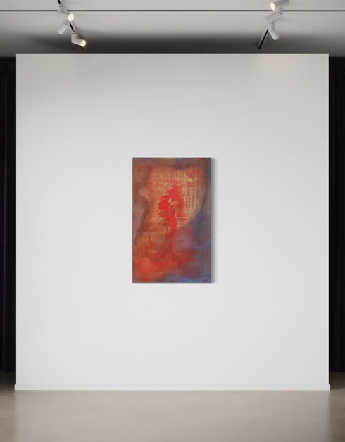 HEARTS ON FIRE | framed giclee on canvas print