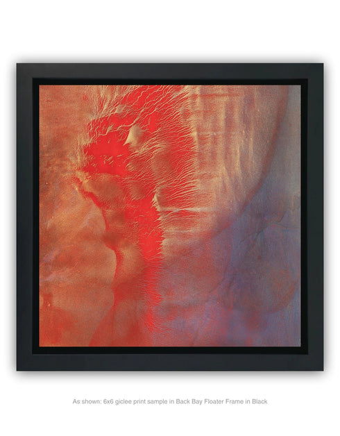 HEARTS ON FIRE | framed giclee on canvas print