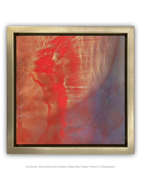 HEARTS ON FIRE | framed giclee on canvas print