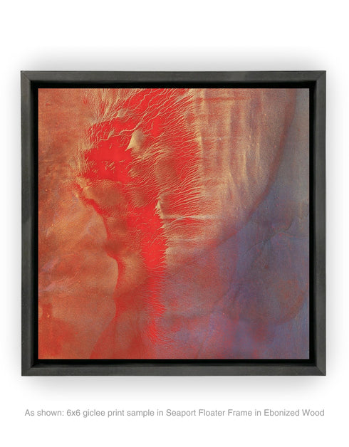 HEARTS ON FIRE | framed giclee on canvas print