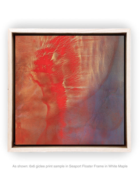 HEARTS ON FIRE | framed giclee on canvas print