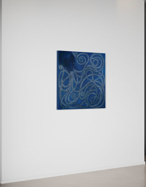 KRACKEN | framed giclee on canvas print