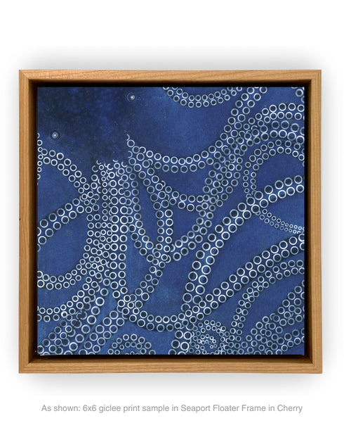 KRACKEN | framed giclee on canvas print