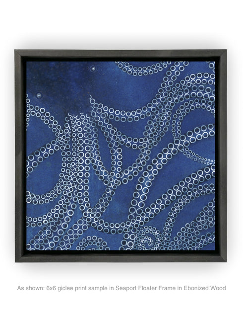 KRACKEN | framed giclee on canvas print