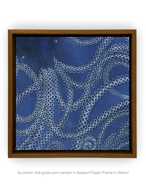 KRACKEN | framed giclee on canvas print