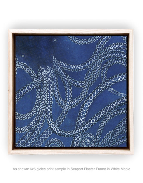 KRACKEN | framed giclee on canvas print