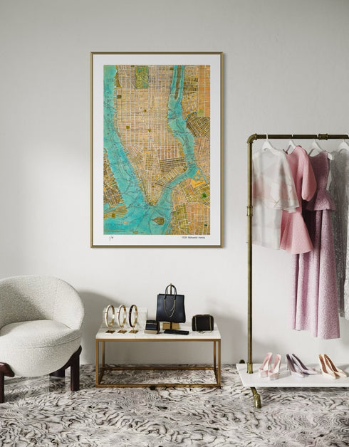 MANHATTAN MAP | limited edition print