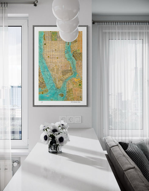 MANHATTAN MAP | limited edition print
