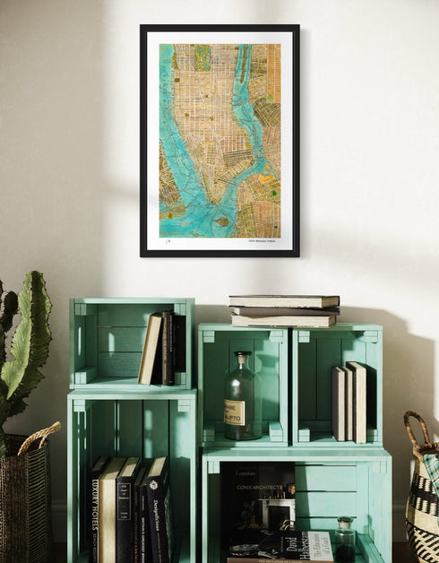 MANHATTAN MAP | limited edition print