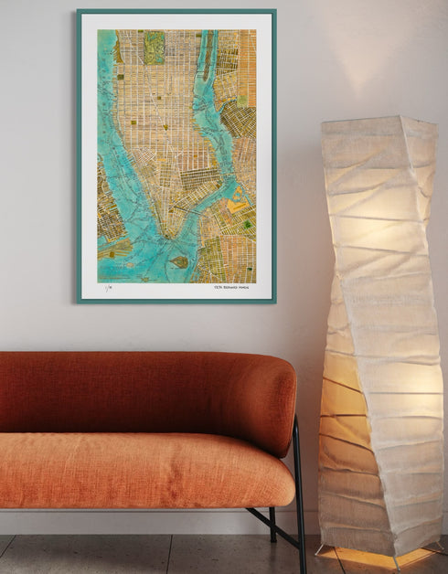 MANHATTAN MAP | limited edition print