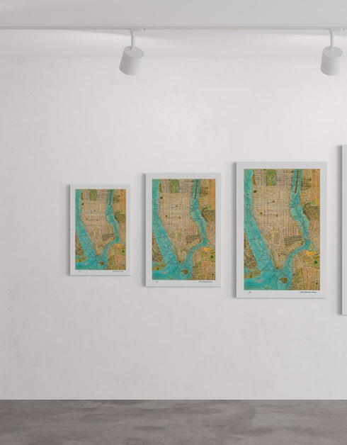 MANHATTAN MAP | limited edition print