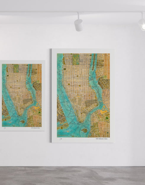 MANHATTAN MAP | limited edition print