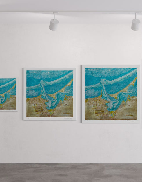 NANTUCKET HARBOR NAUTICAL CHART | limited edition print