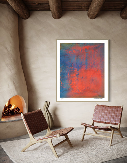 Opus is a Limited Edition Print by Seth B. Minkin, with majestic colors and textures, reflecting a powerful and harmonious composition.