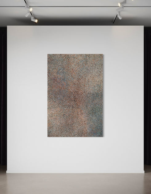 PENNIES | framed giclee on canvas print